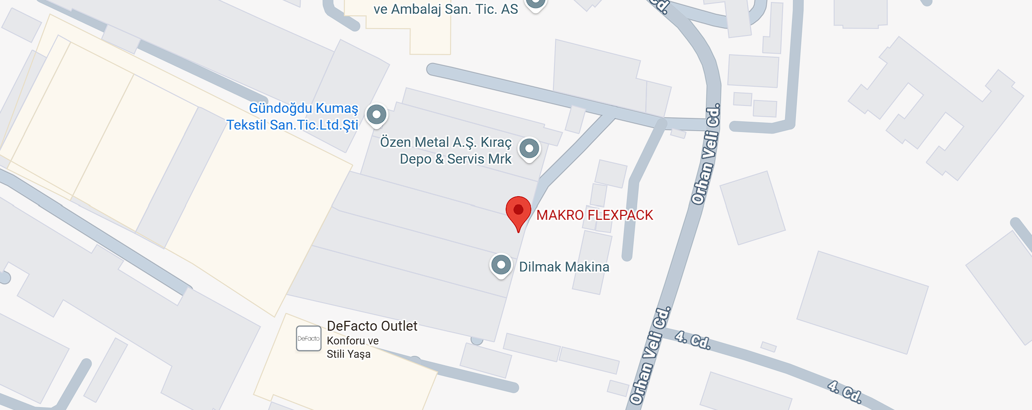 Makro FlexPack Konum Haritası