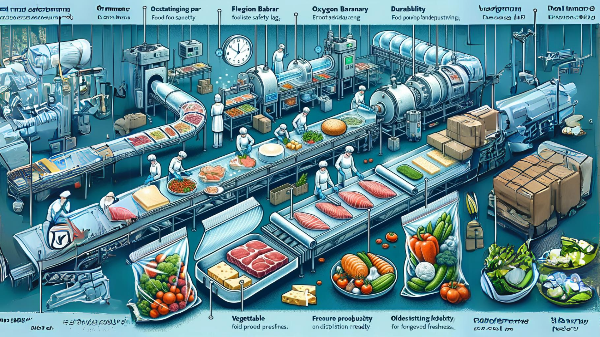 Vakum Poşetleri ve Gıda İşleme Endüstrisindeki Rolü: MAKRO FLEXPACK ile Yenilik ve Verimlilik